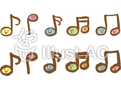 人気ダウンロード かわいい 手書き 音符 イラスト ただの無料イラスト