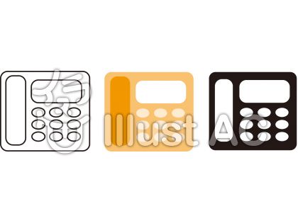 受話器イラスト 無料イラストなら イラストac