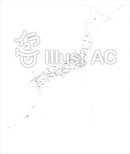 白地図イラスト 無料イラストなら イラストac