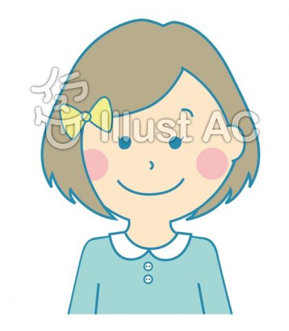 ボブ 女の子イラスト No 無料イラストなら イラストac