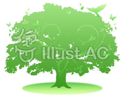 大きな木イラスト 無料イラストなら イラストac