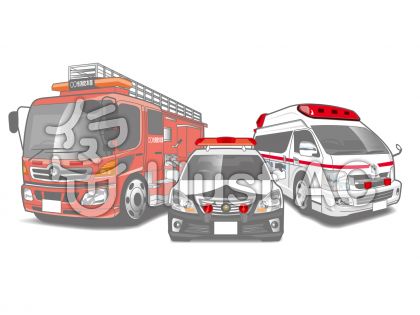 消防車イラスト 無料イラストなら イラストac