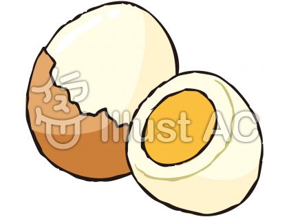 無料イラスト画像 ベストイラスト ゆで 卵