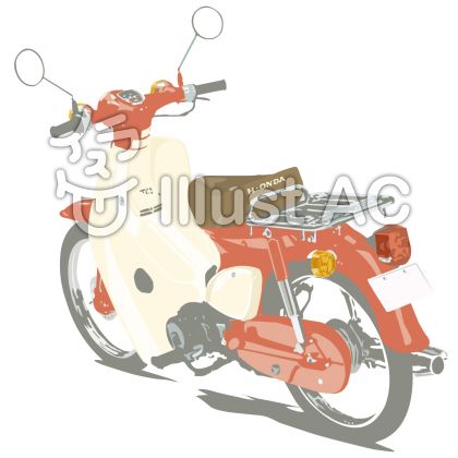 原付バイクイラスト 無料イラストなら イラストac