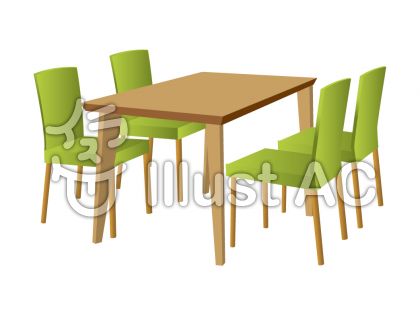 テーブル イラスト フリー 無料イラスト素材 かわいいフリー素材 素材のプ