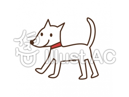 かわいい白い犬イラスト No 無料イラストなら イラストac