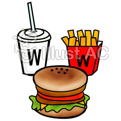 バーガーショップイラスト 無料イラストなら イラストac