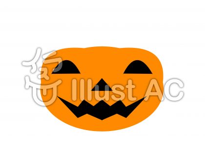 ハロウィン 福笑いかぼちゃ顔パーツ 印刷用 イラスト No 無料イラストなら イラストac