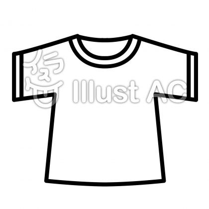 Tシャツ 洋服 アイコンイラスト No 無料イラストなら イラストac