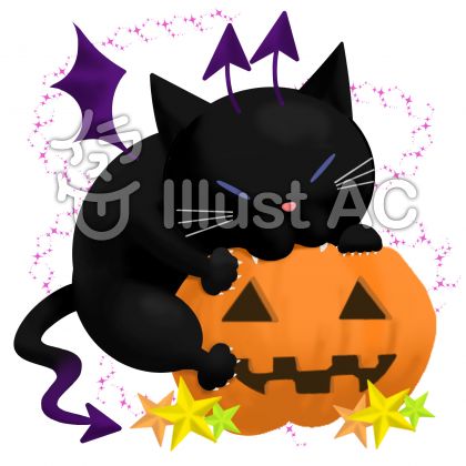 最も選択された ハロウィン 猫 イラスト ただ素晴らしい花