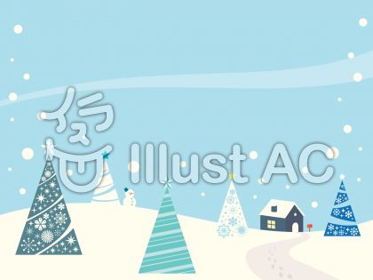 雪景色イラスト 無料イラストなら イラストac