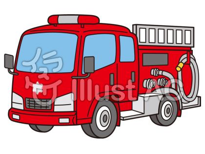 選択した画像 手書き 消防 車 イラスト