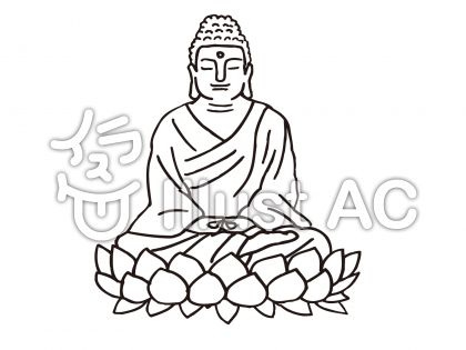 仏像イラスト 無料イラストなら イラストac