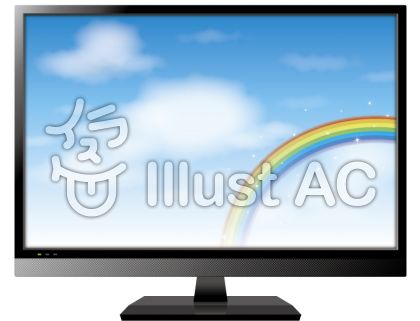 テレビ画面イラスト 無料イラストなら イラストac