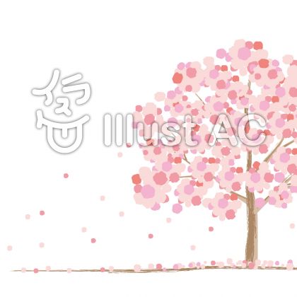 桜の 木 イラスト 簡単 超簡単 めちゃ楽でリアルな桜の描き方
