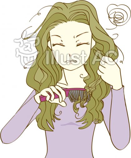 髪ボサボサイラスト 無料イラストなら イラストac
