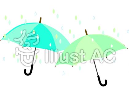 雨と傘イラスト 無料イラストなら イラストac