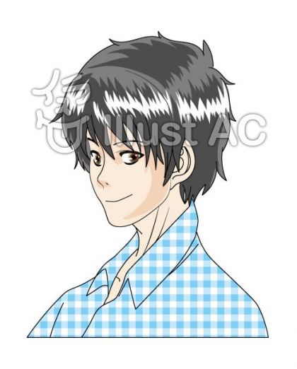 アニメ風男子1イラスト No 4630 無料イラストなら イラストac