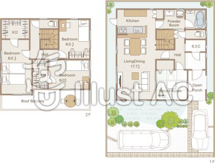 家 断面図 フリー素材 Homu Interia