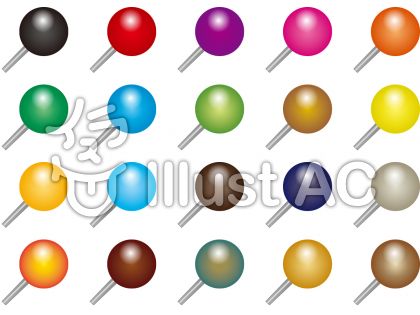 押しピンイラスト 無料イラストなら イラストac