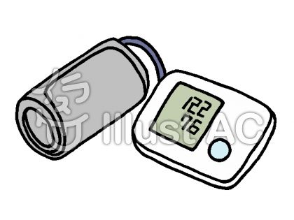 無料イラスト画像 心に強く訴える血圧 計 イラスト