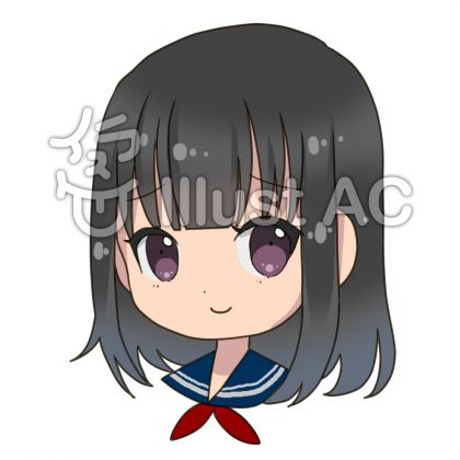 アニメ顔イラスト 無料イラストなら イラストac