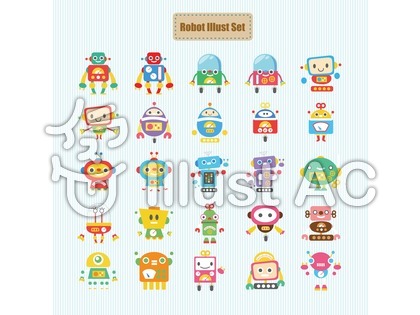 人間ロボットイラスト 無料イラストなら イラストac