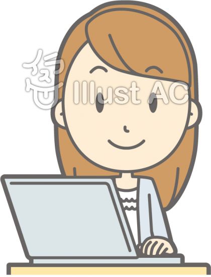 勉強女性イラスト 無料イラストなら イラストac