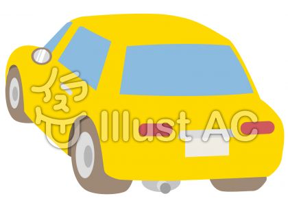 自動車 斜め後ろイラスト No 無料イラストなら イラストac