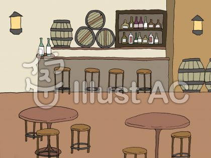 酒場の背景イラスト No 無料イラストなら イラストac