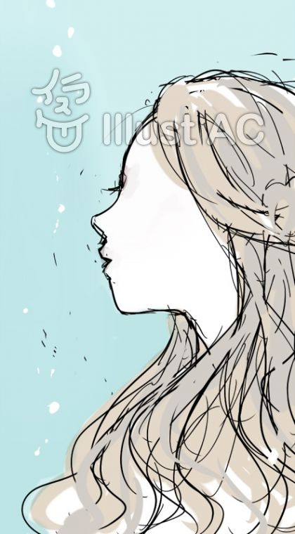 女性の横顔イラスト No 644216 無料イラストなら イラストac