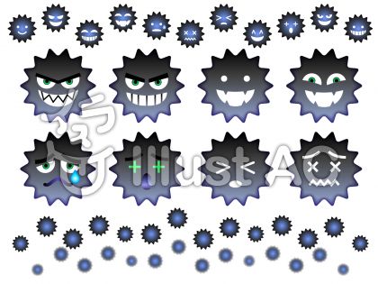 バイキンイラスト 無料イラストなら イラストac
