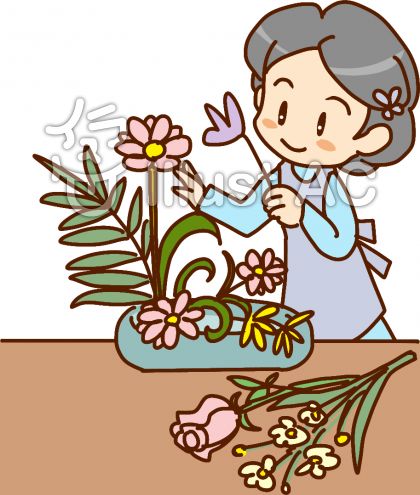 生け花イラスト No 無料イラストなら イラストac