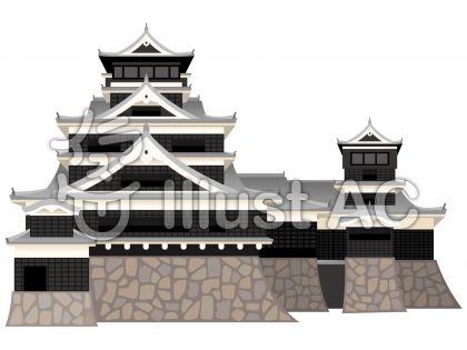 日本の城イラスト 無料イラストなら イラストac