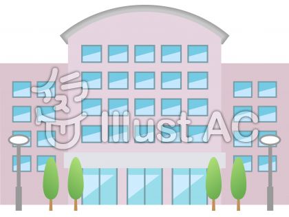 最新研究所 建物 イラスト フリー 動物ゾーン