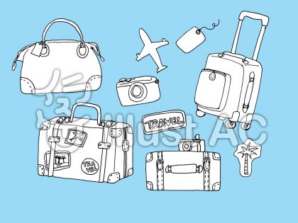 旅行バッグイラスト 無料イラストなら イラストac