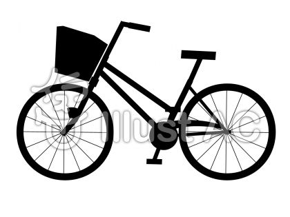 自転車シルエットイラスト 無料イラストなら イラストac