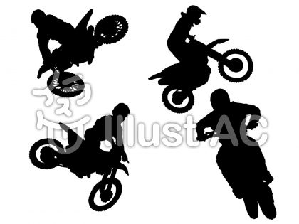 バイクシルエットイラスト 無料イラストなら イラストac