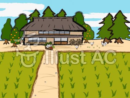 最も共有された 田舎 風景 イラスト 簡単