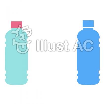 ペットボトル 500ml 水 アイコンイラスト No 無料イラストなら イラストac