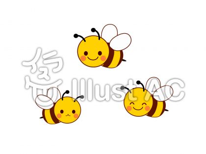 ラブリーミツバチ イラスト かわいい 最高の動物画像