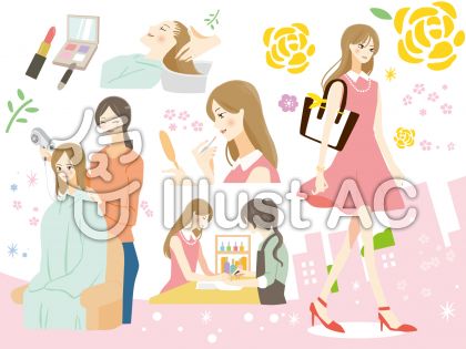 おしゃれな女性イラストイラスト No 765443 無料イラストなら イラストac