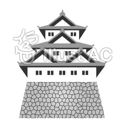 完了しました お 城 大阪 城 イラスト 簡単 藤の花 イラスト