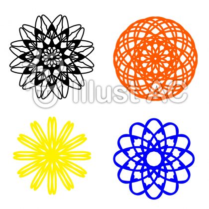 レース模様イラスト No 無料イラストなら イラストac