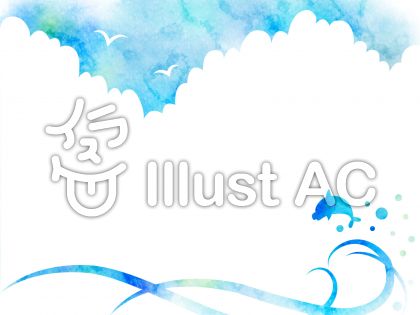 夏休み背景イラスト 無料イラストなら イラストac