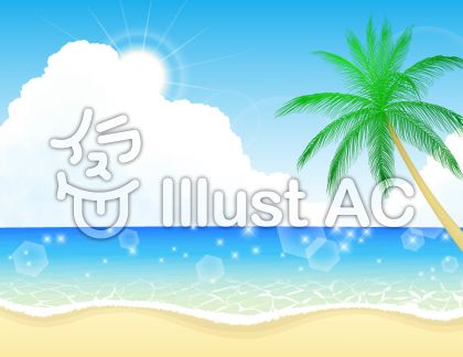 ハワイの海イラスト 無料イラストなら イラストac