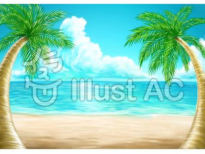 ハワイの風景イラスト 無料イラストなら イラストac