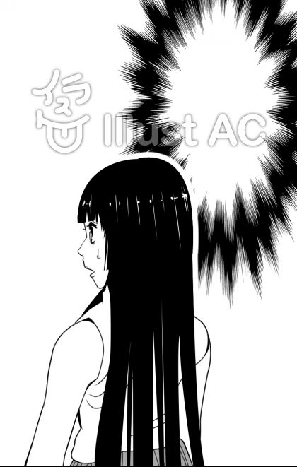 漫画イラスト 後ろ姿 イラスト No 無料イラストなら イラストac