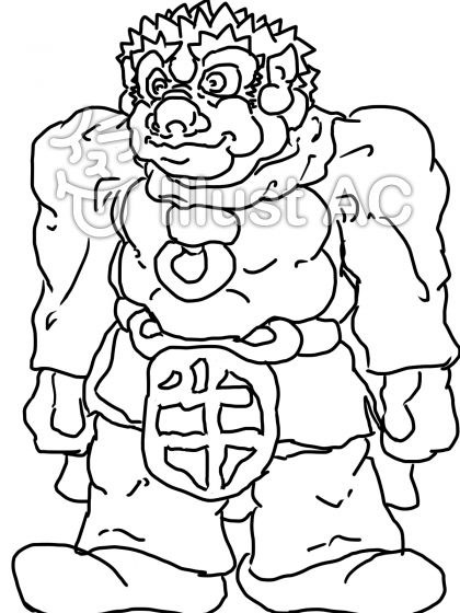 Sf西遊記 牛魔王 線画イラスト No 6472 無料イラストなら イラストac Sf西遊記 牛魔王 線画イラスト No 6472 無料イラストなら イラストac