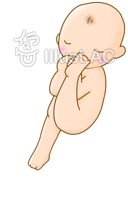 逆子の種類 不全足位イラスト No 1427 無料イラストなら イラストac